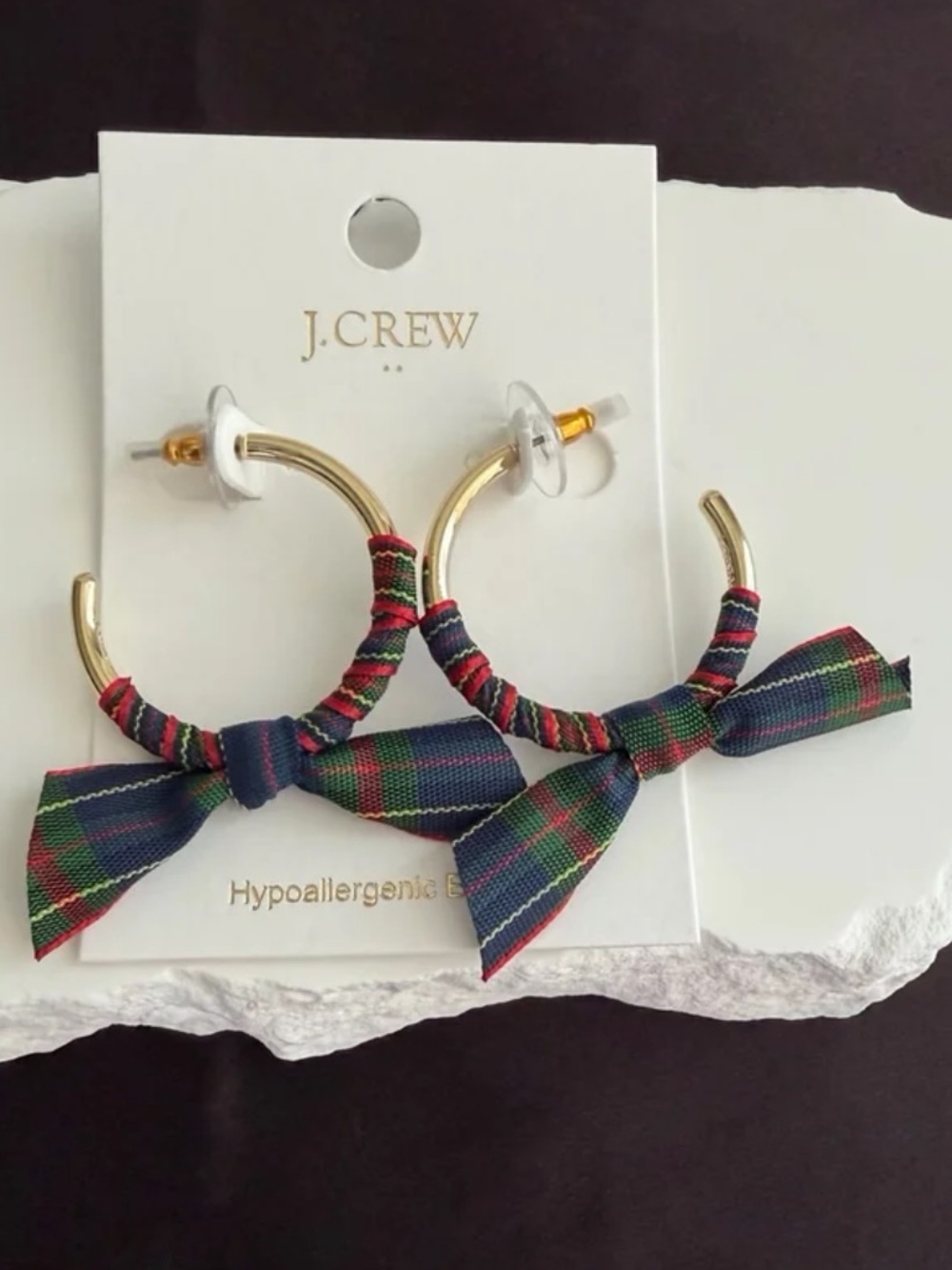 J. Crew Factory Ribbon Wrapped Hoops - Picture 9 of 10